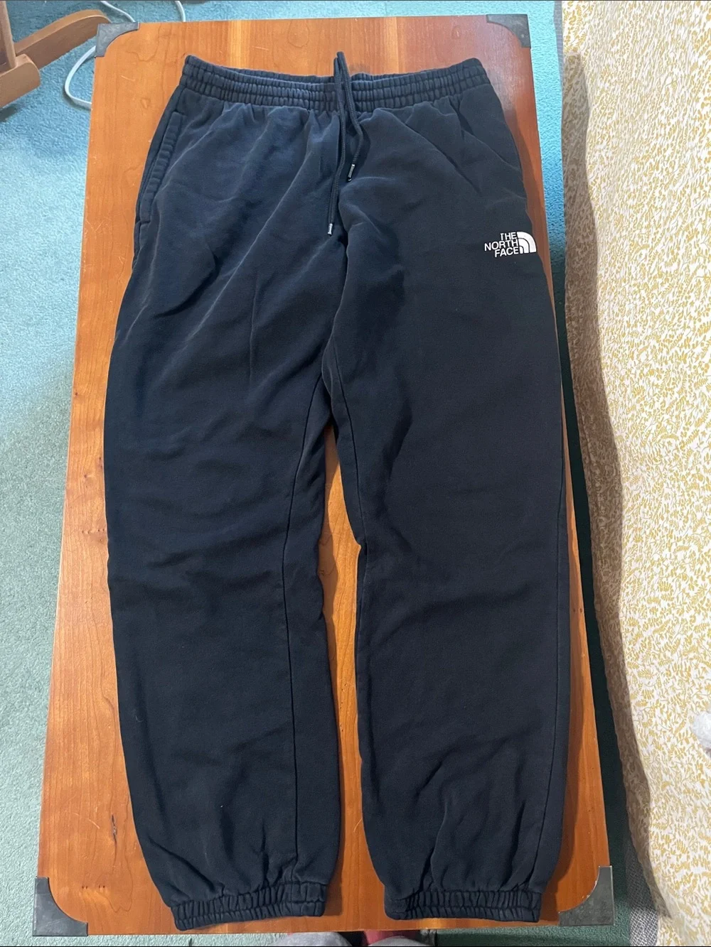 The North Face Black Men's Jogger Sweatpants with Logo